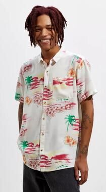 Rolla’s Bon Spicoli Short Sleeve Button-Down Shirt - size L